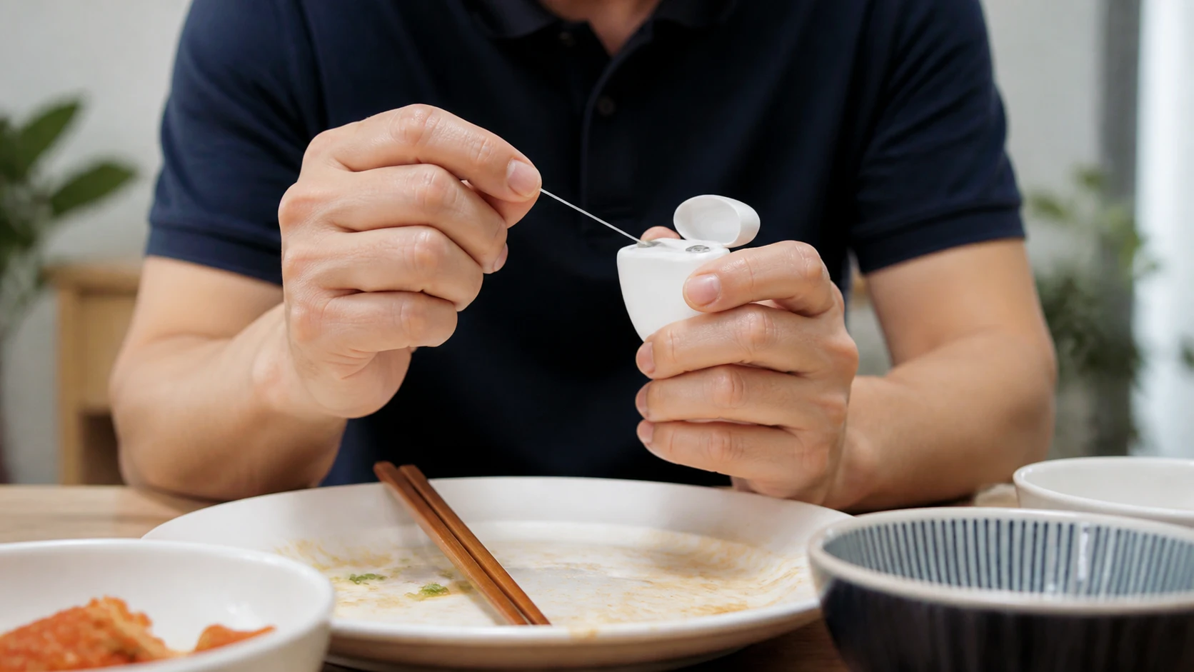 어금니 사이 틈 관련 상태를 이해하는 상담 장면